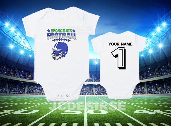 Personalized Baby Clothing, Cute and Soft Football Inspired