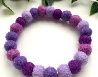 Collier pour chien violet, collier pour animal de compagnie, collier pour chien, collier pour chien à pompons, tenue pour animal de compagnie, collier collier pour animal de compagnie, collier pour petit chien, collier pour chien, collier pour animal de compagnie