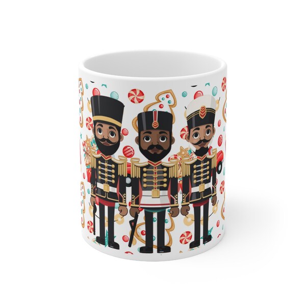 3 Nutcracker Ceramic Mug 11oz