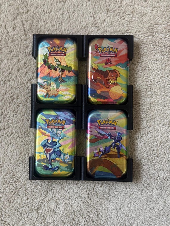 Pokmon Mini-tin Display Holder - Etsy Canada Pokmon Mini-tin Display Holder - Etsy Canada
