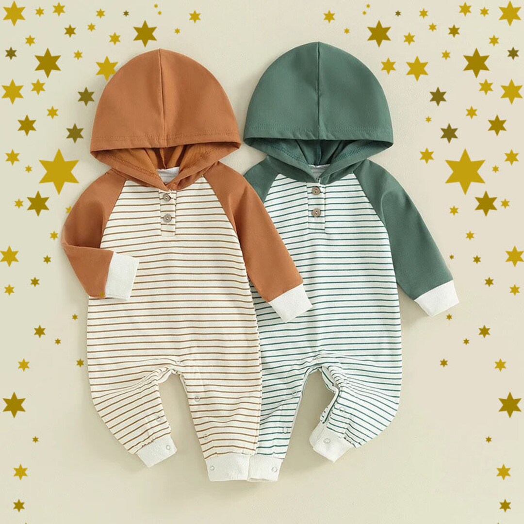 Baby Boy Hoodie Autumn Jumpsuit Baby Boy Long Sleeve Autumn Etsy