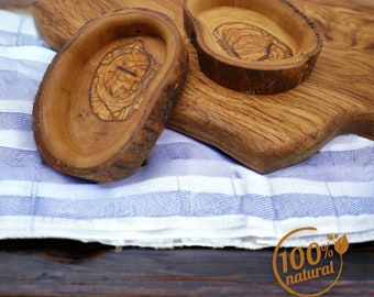 3 Piece Candle Making, Olive Bowl, Handmade Wooden Bowl, Natural Bowl 3-6-9-12 Pieces, Wooden Snack Bowl, Serving Bowl, Candle Mold