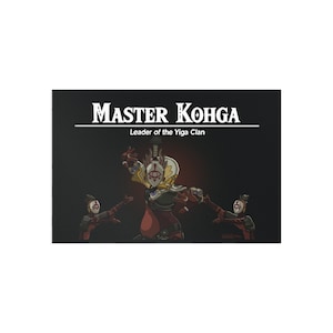 postale de maître Kohga | IMPRESSION D'ART | The Legend of Zelda : les larmes du royaume | 6x4, 7x5