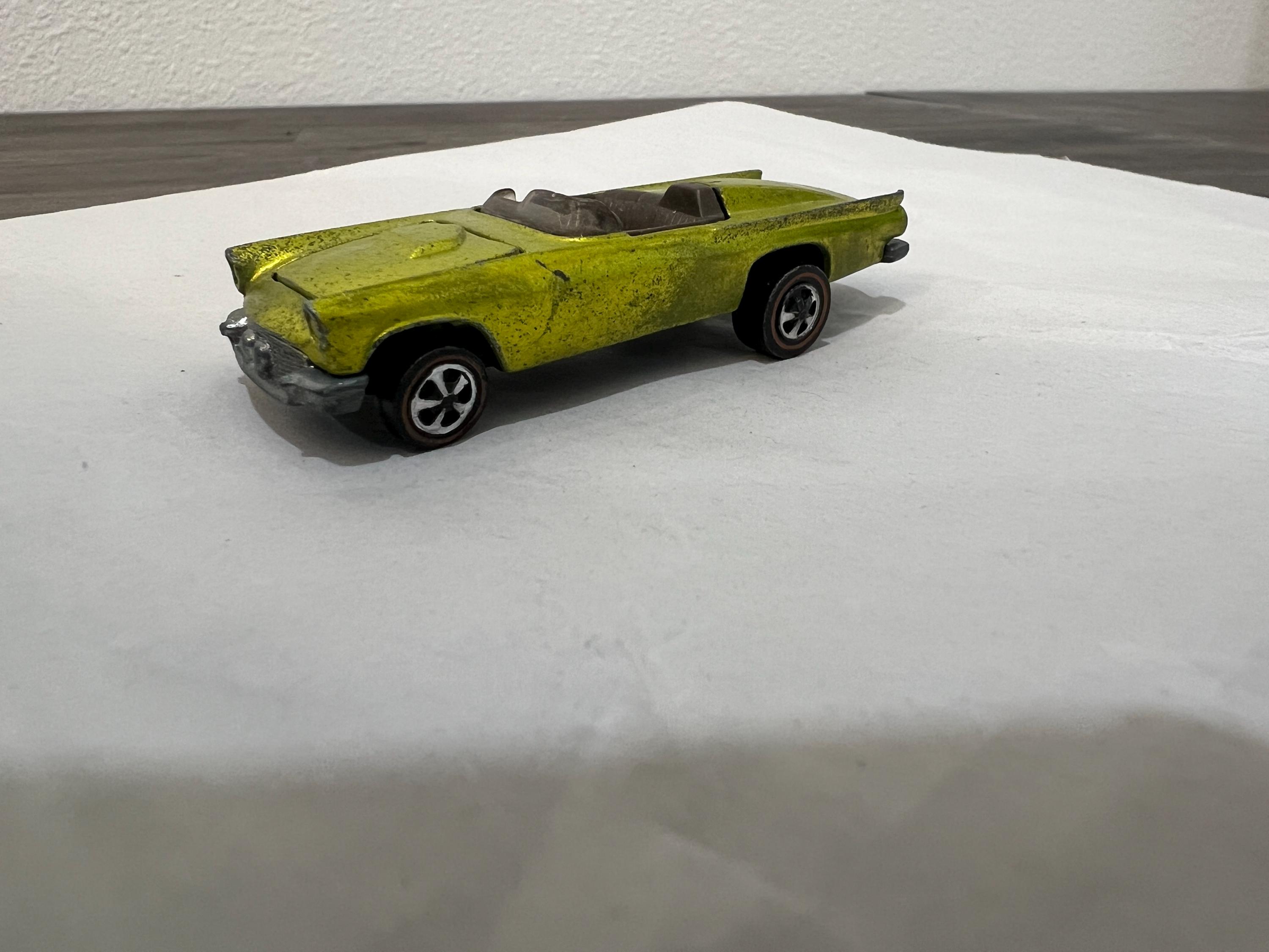1968 Hot Wheels Redline 57 Ford Thunderbird – Vintage Mattel USA
