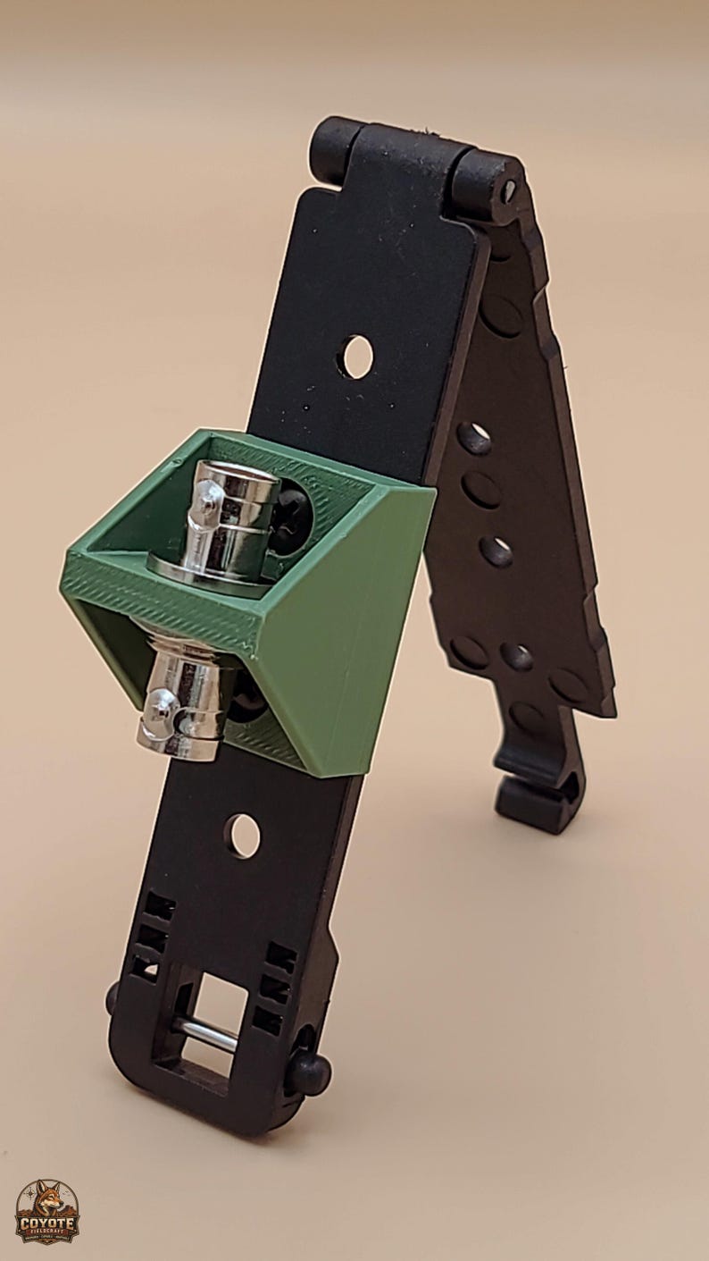 MOLLE BNC Antenna Mount | Radio Antenna Holder for Backpack & Tactical Gear | Ham Radio GMRS Meshtastic Standard Setup