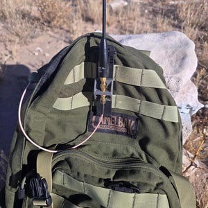 MOLLE BNC Antenna Mount | Radio Antenna Holder for Backpack & Tactical Gear | Ham Radio GMRS Meshtastic image 5