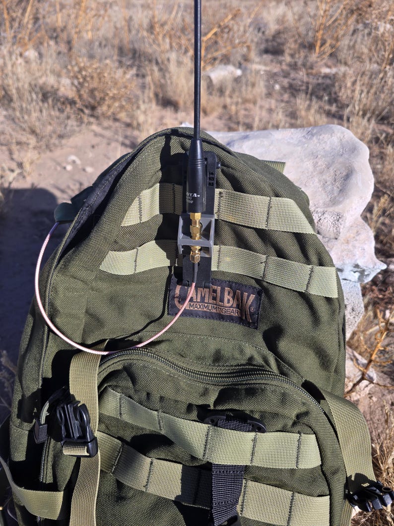 MOLLE BNC Antenna Mount | Radio Antenna Holder for Backpack & Tactical Gear | Ham Radio GMRS Meshtastic image 5