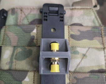 Soporte de antena MOLLE SMA para radioaficionados GMRS / Soporte táctico de perfil bajo para chaleco/mochila / Regalo para papá