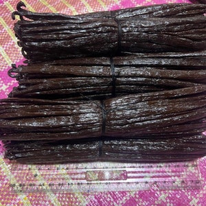 30 Madagascar vanilla pods 10-12cm premium quality free delivery image 1