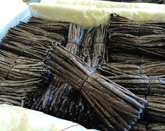Multi-size vanilla beans (MADAGASCAR, UGANDA, INDONESIA) premium quality (free shipping)