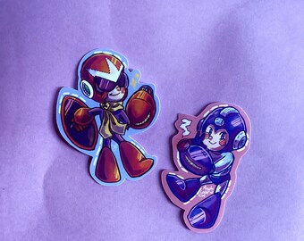 Megaman and Protoman Stickers