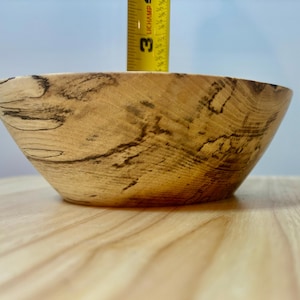 6&quot; Spalted hackberry food-safe bowl