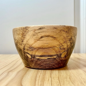 5-1/4&quot; Spalted hackberry food-safe bowl