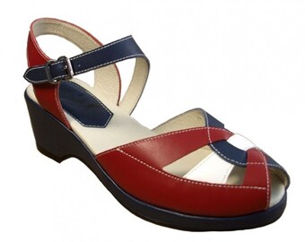 Edith - Red, White and Blue - Size 5 – Rocket Originals