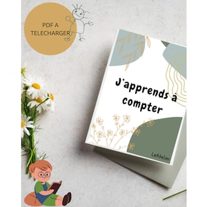Apprendre aux enfants à compter | Enseigner les numéros 1-10 | Apprendre à compter 20+ pages | Méthode Montessori | 3 à 5 ans | France