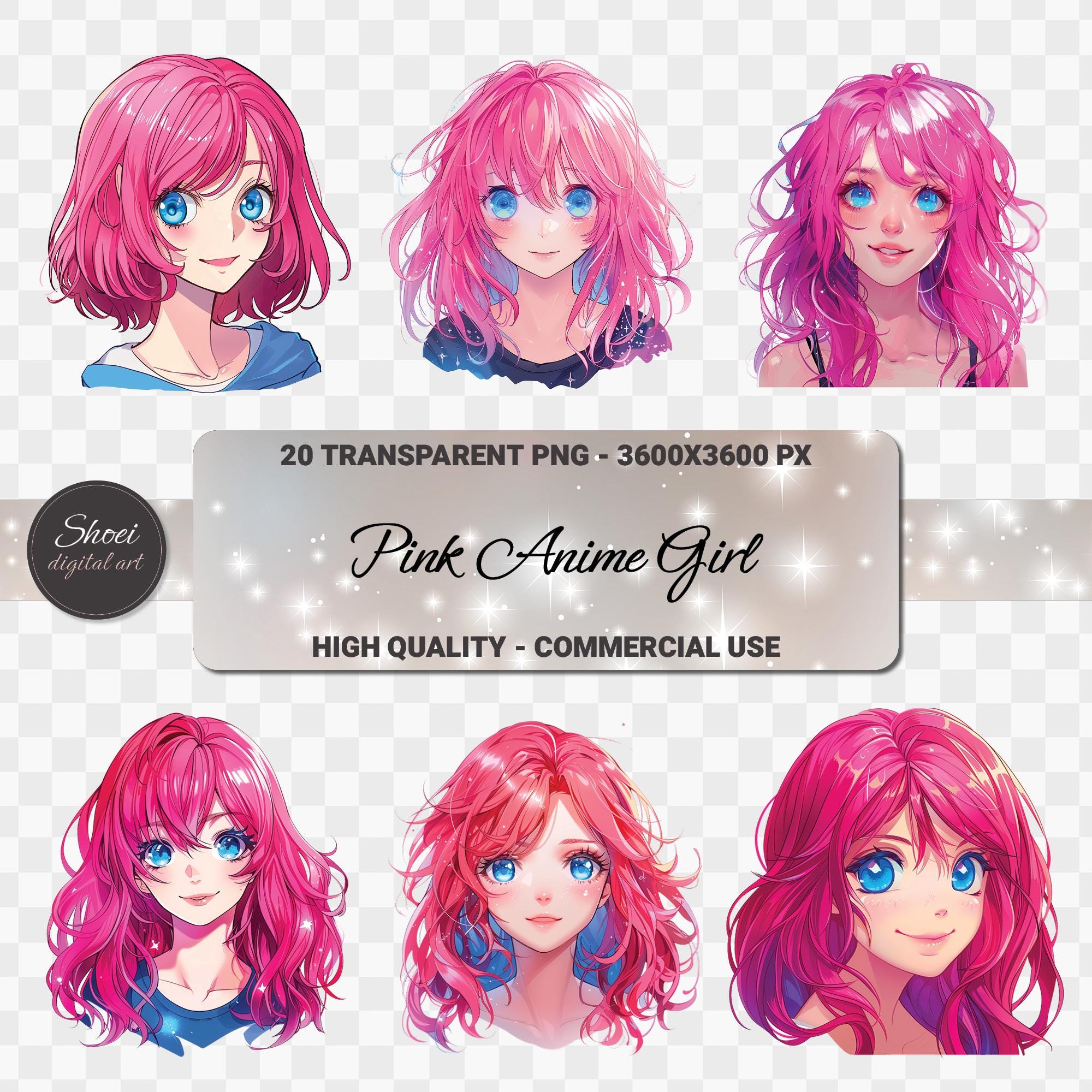 Anime Pfp Ladies Pink Wigs Anime Girl Pic