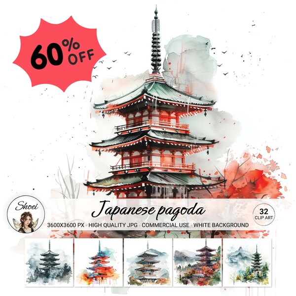 Pagoda Stencil - Etsy
