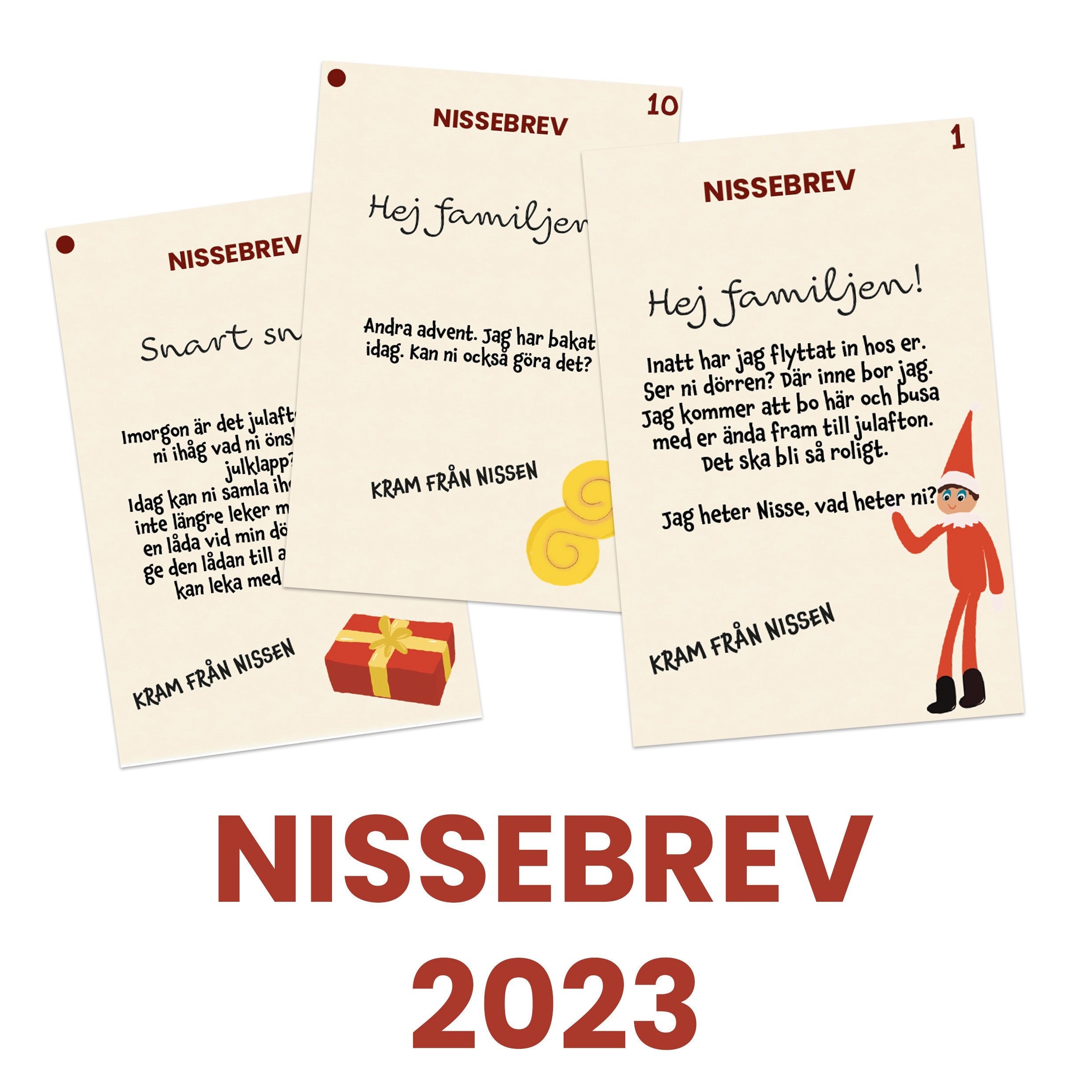 NISSEBREV 2023 Bystarnast Etsy Sweden