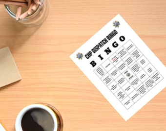 CHP Dispatch Bingo Digital Download