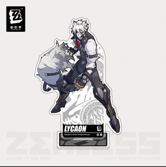 Zenless Zero Zone Official Merchandise, Arcylic Standee, Lycaon