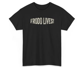 Stay Woke Frodo Lives! Unisex Cotton Tee – Middle Earth Fan Apparel