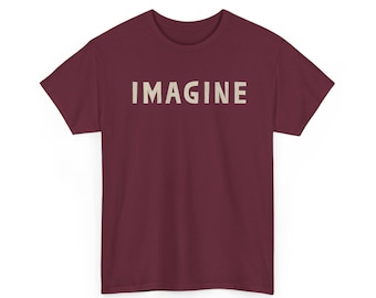 Imagine graphic T-Shirt | dreamy word art, minimalist text design