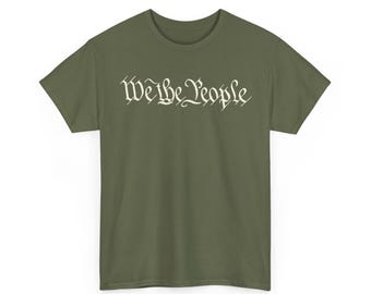 We The People T-Shirt | Patriotic Typography Tee