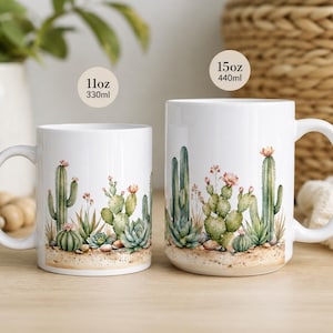 Cactus Mug - Etsy