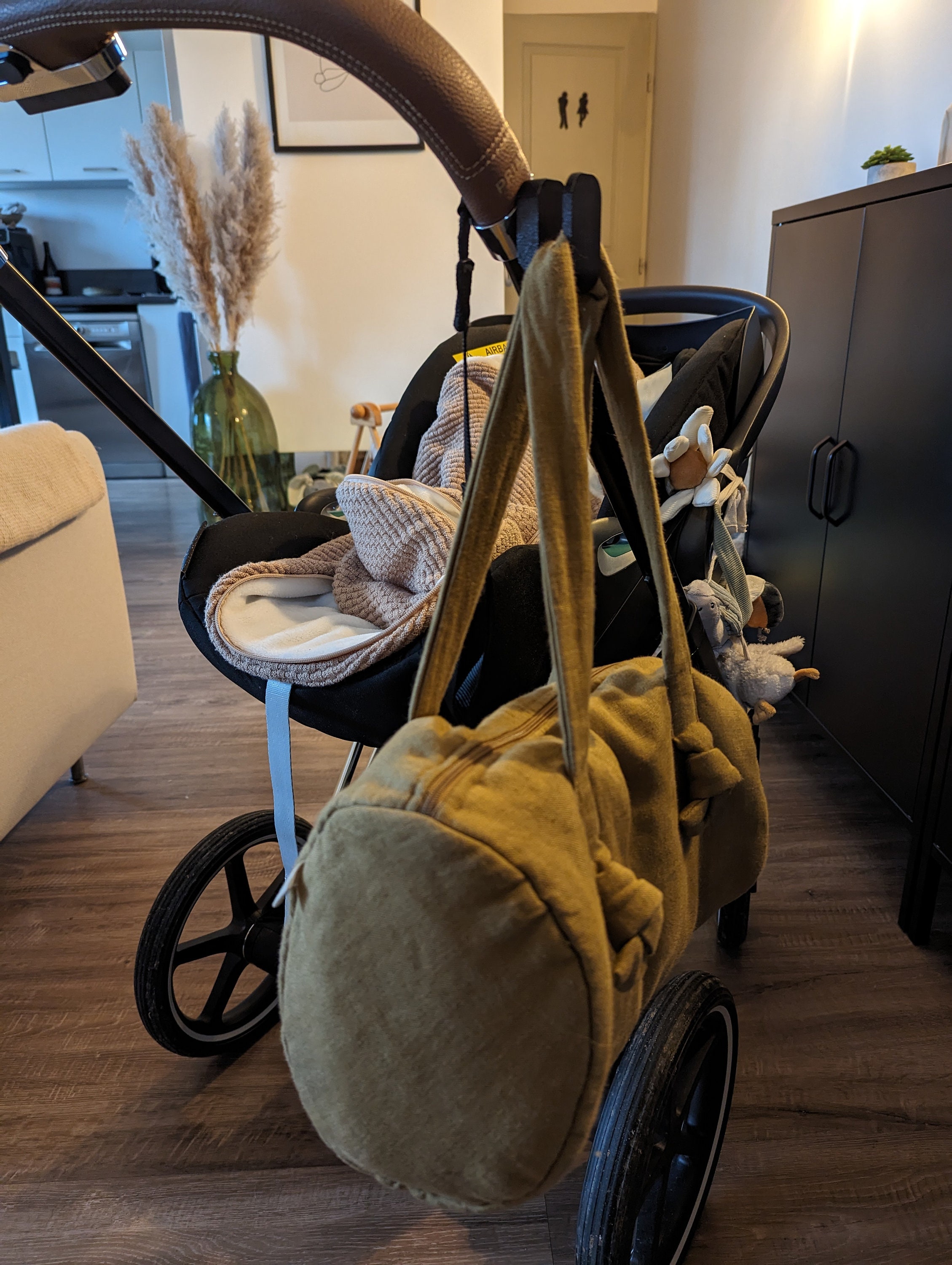 Crochet Porte-Sac Pour Poussette Cybex - Compatible Priam, Mios, Coya, Balios, Talos, Gazelle - Fabriqué En France