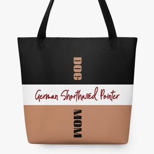 German Shorthaired Pointer Dog Mom Tote Bag: Stylish Shoulder Bag