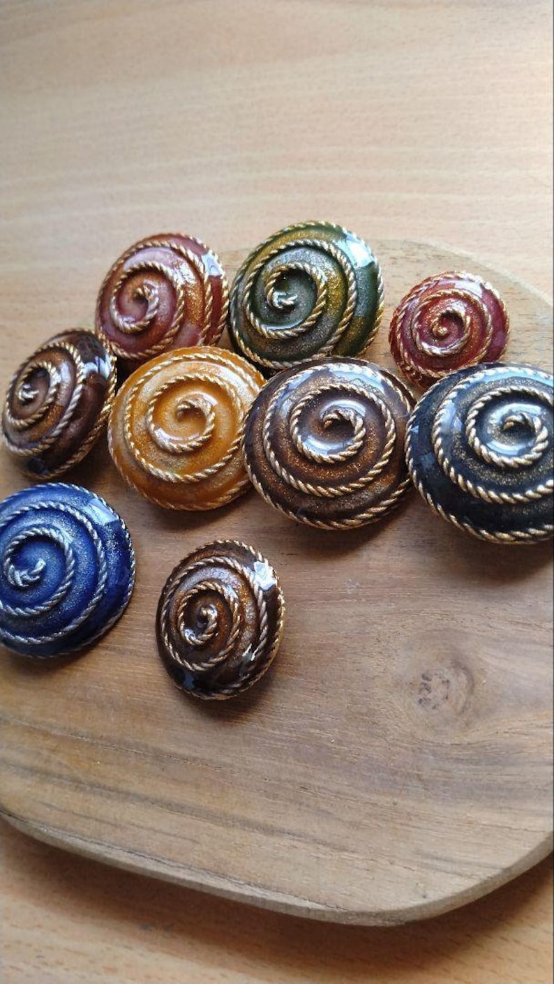 Repurposed Buttons Vintage Japanese Buttons - Antique Satsuma and Pearlized Treasures ...