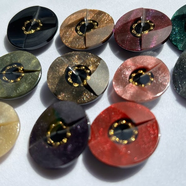 vintage Japanese buttons - Elegant Vintage Japanese Button Jewelry -Cabochons and Pearlized Glass Treasures - Jewelry and DressRepurposing