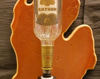 Liquor Dispenser on Barn Wood Plaque