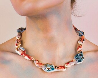 Engel-Halskette – handgefertigter Kunstschmuck mit 24 Karat Goldglanz und einzigartigem Anhänger, Jubiläumsgeschenk, Geschenk für sie, Geburtstagsgeschenk