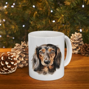 Dachsund Coffee Mug - Ceramic Coffee Cup for Dog Lovers - 11oz Gift
