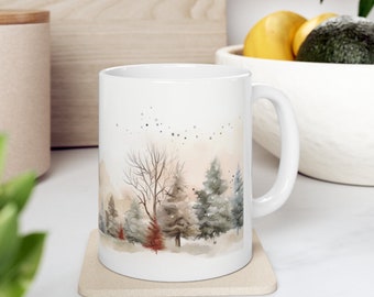 Weihnachtstasse - Süßer Feiertags-Kaffee und heiße Kakaotasse