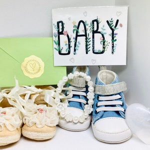 Pflegepaket, Neues Babygeschenk, Babygeschenk für Jungen, Geschenk für Mädchen, Herzlichen Glückwunsch Geschenk, Harz Herz, Perlenarmband, Bündel Freude Geschenk