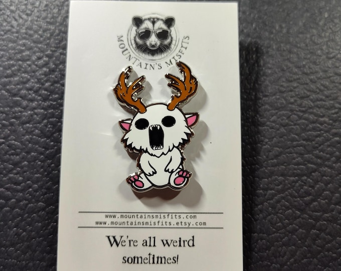 Wendigo Enamel Pin - Cryptid Pin