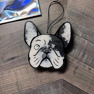Frenchie Car/Small Room Freshie (Air Freshener)