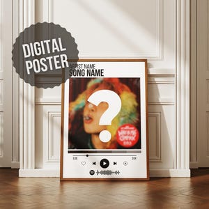 Affiche numérique de musique K-Pop personnalisée, affiche de musique de groupe coréen, oeuvre d'art personnalisée pour album Kpop, oeuvre d'art murale K-Pop, cadeau fan de Kpop, affiche de chanson Kpop
