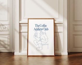 Coffee Poster, Good Morning Coffee Poster, Gifts For Couples, Coffee Station Wall Art, Modern Trendy Kitchen Wall Art