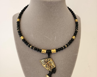 Choker-necklace &quot;Nefertiti&quot;. Jewelry for women.