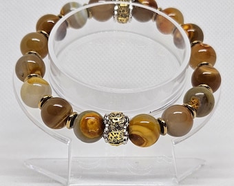 Bracelet from Natural  Agate Stone