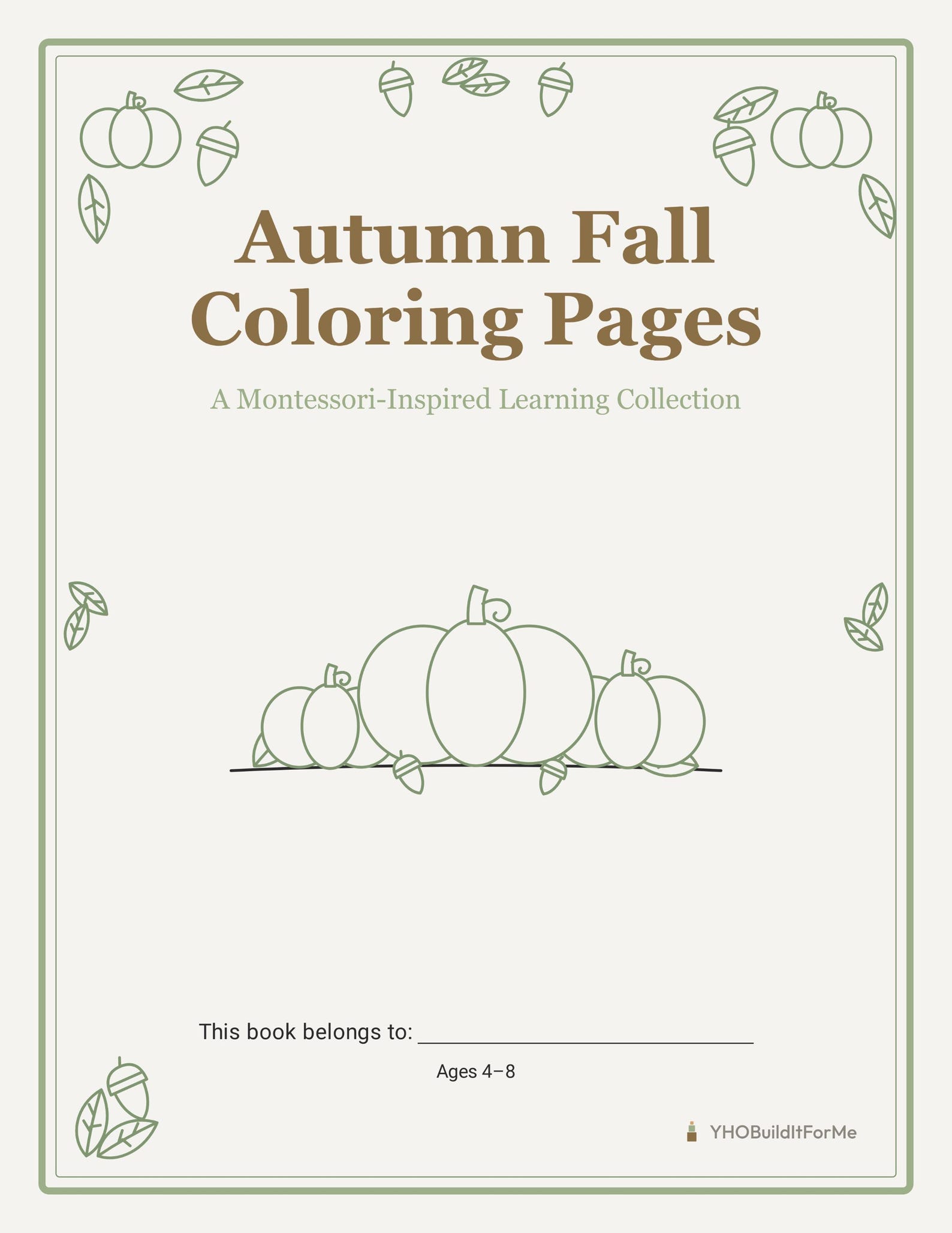 Autumn Fall Coloring Pages listing photo 1