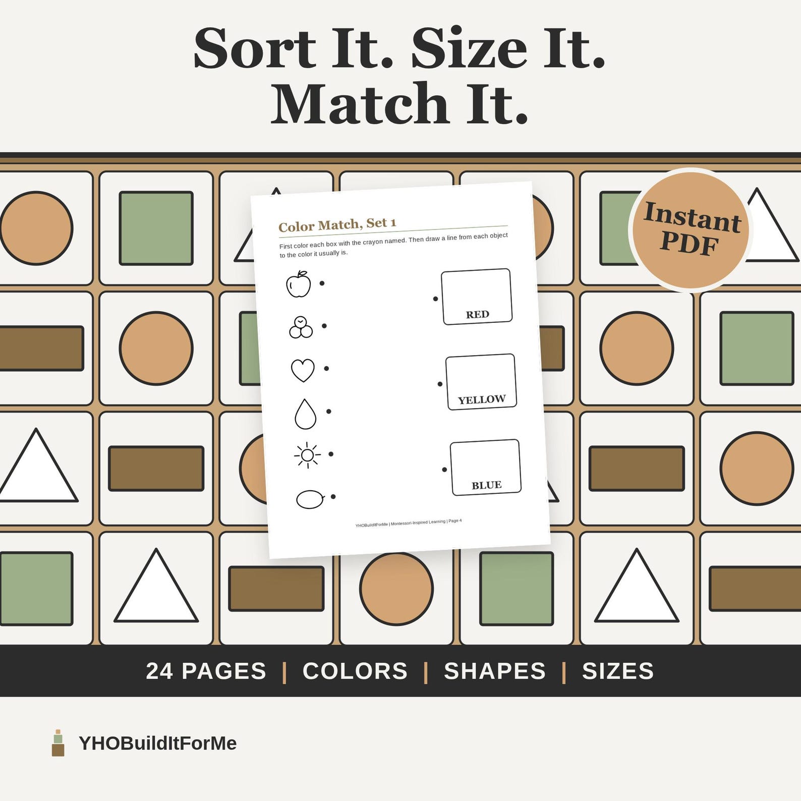 Sensorial Sorting Activities