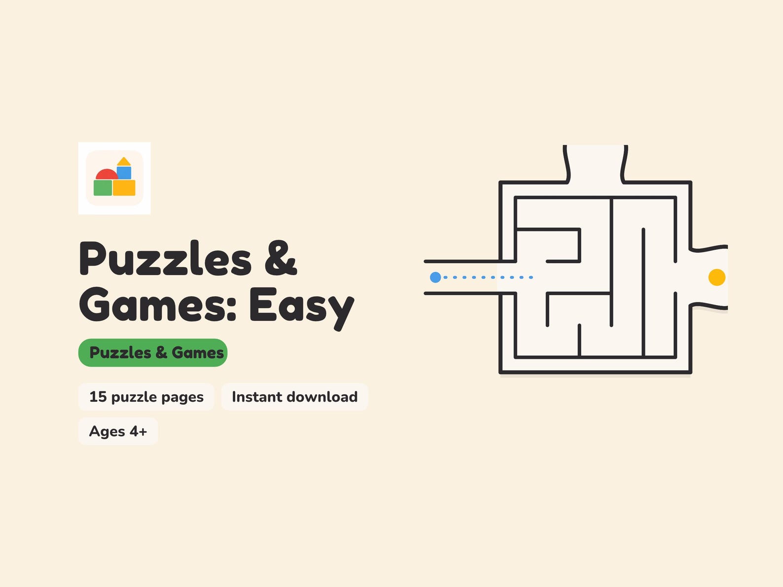 Inside the Easy Puzzle Book: 15 Pages for First Solvers