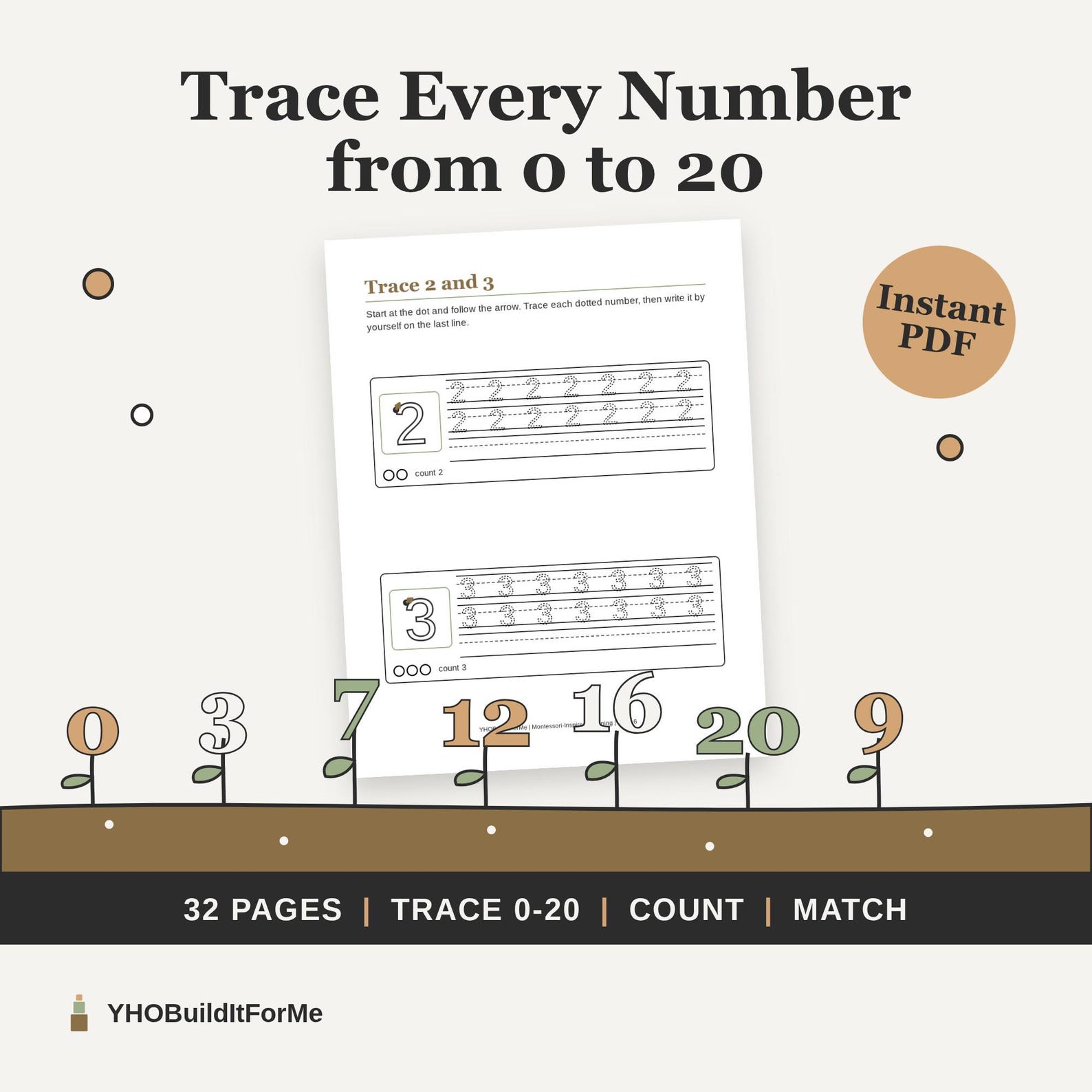 Early Number Tracing 0-20