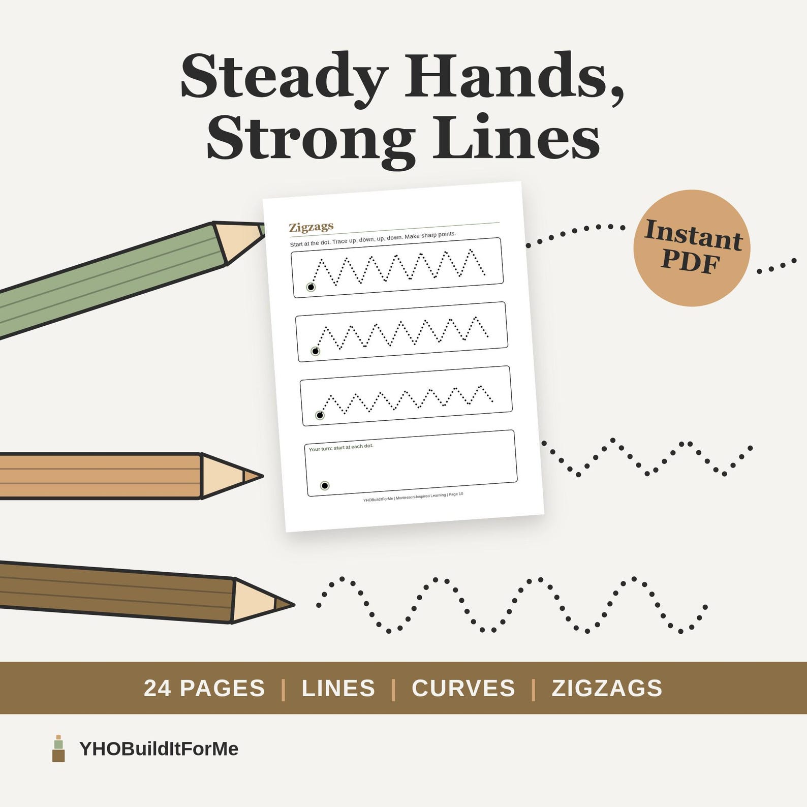 Fine Motor Tracing Book
