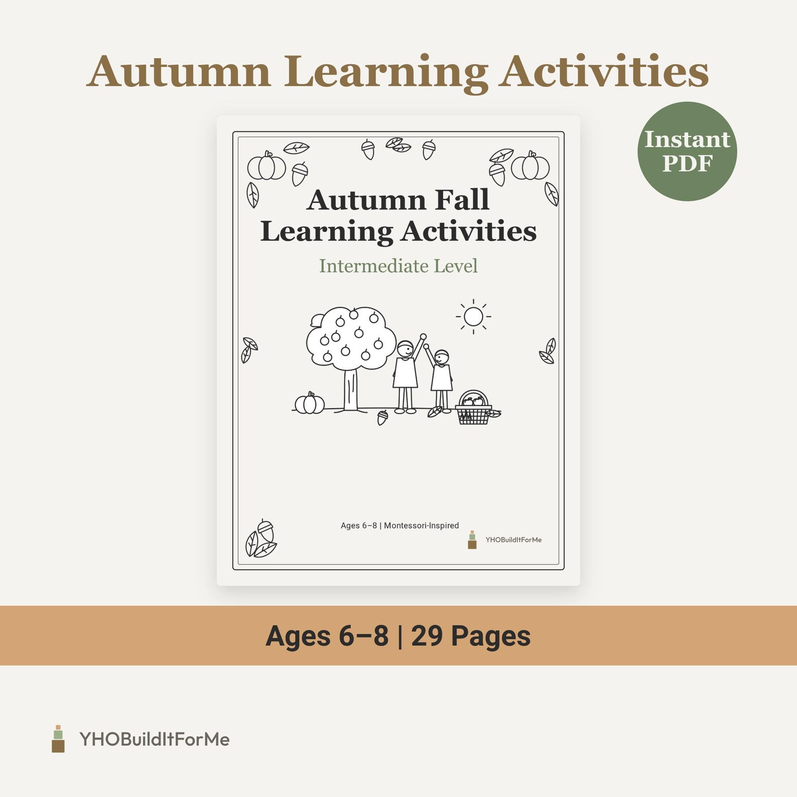 Autumn Learning Activities Bundle