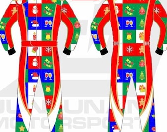 Custom Made Go Kart Racing Suit CIK/FIA Level-2 Approved With Digital Sublimation Printing & Option to Add Own Logos, Name, Number Flag etc.